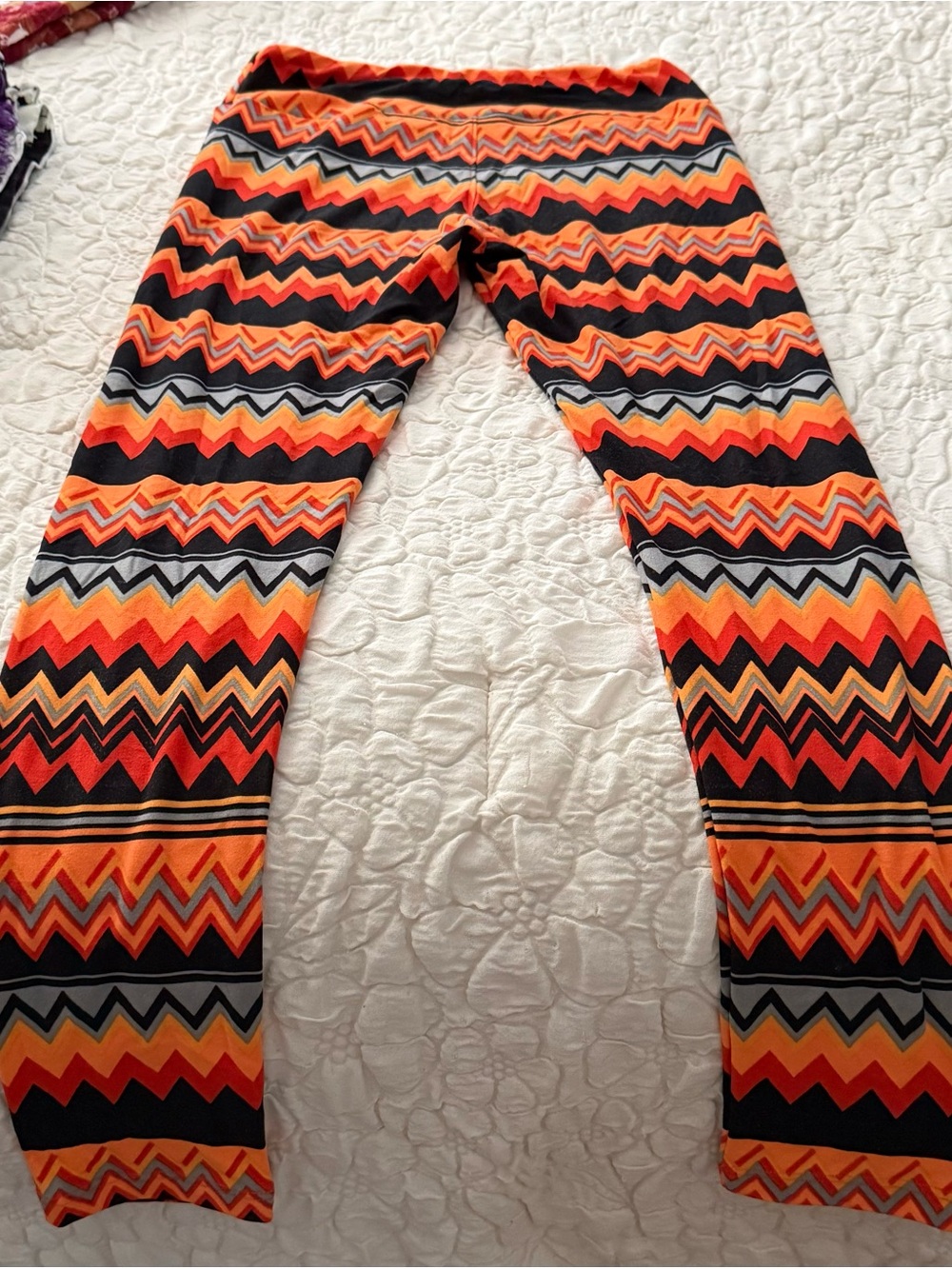 LuLaRoe Halloween Orange Black Women’s Leggings